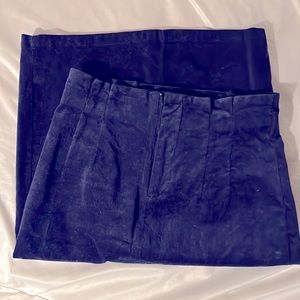 Corduroy Navy Blue skirt from Forever 21. Size M